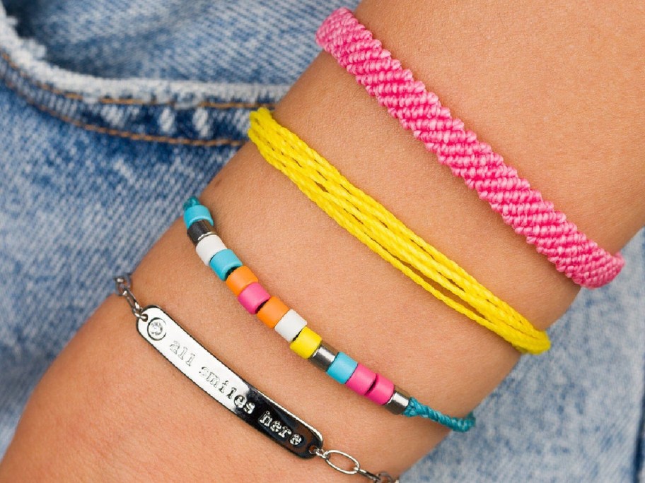 arm wearing Pura Vida All Smiles Style Pack