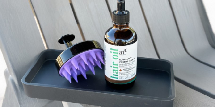 ArtNaturals Organic Castor Hair Oil & Scalp Massager Just $8.98 Shipped on Amazon