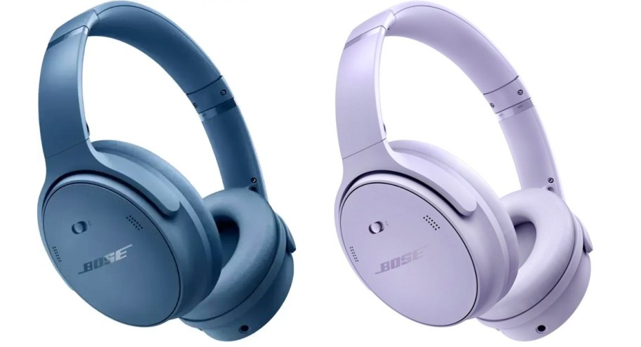 blue and purple bose headphones 