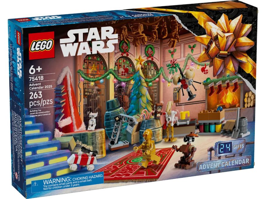 Star Wars LEGO Advent Calendar box stock image