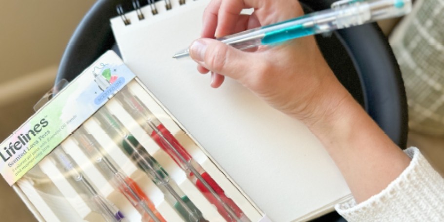 Lifelines Scented Lava Gel Pens 5-Pack Only $15.99 on Amazon – Just $3.20 Per Pen!