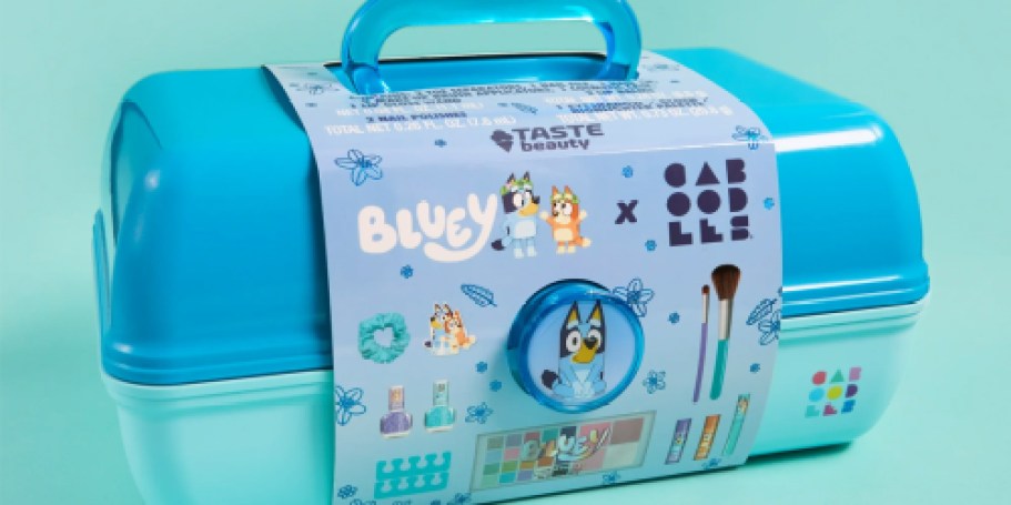 Bluey x Caboodles Makeup Organizer 12-Piece Set Just $24.98 on Walmart.com