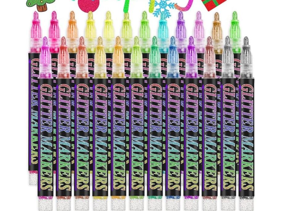 Celepen Glitter Markers 24-Pack