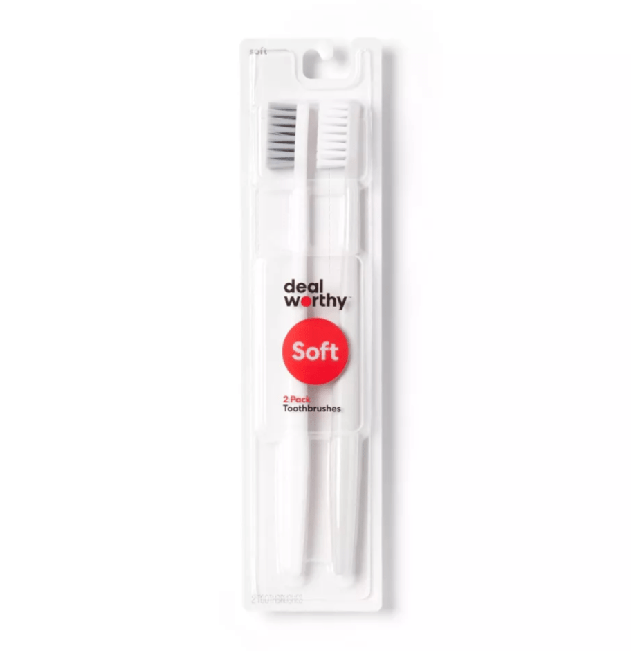 Dealworthy Manual Toothbrushes from Target for less than $1