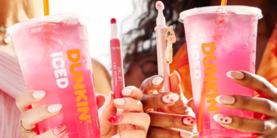 TWO tarte x Dunkin’ Lip Products Only $27 Shipped + Free Charm ($64 Value)