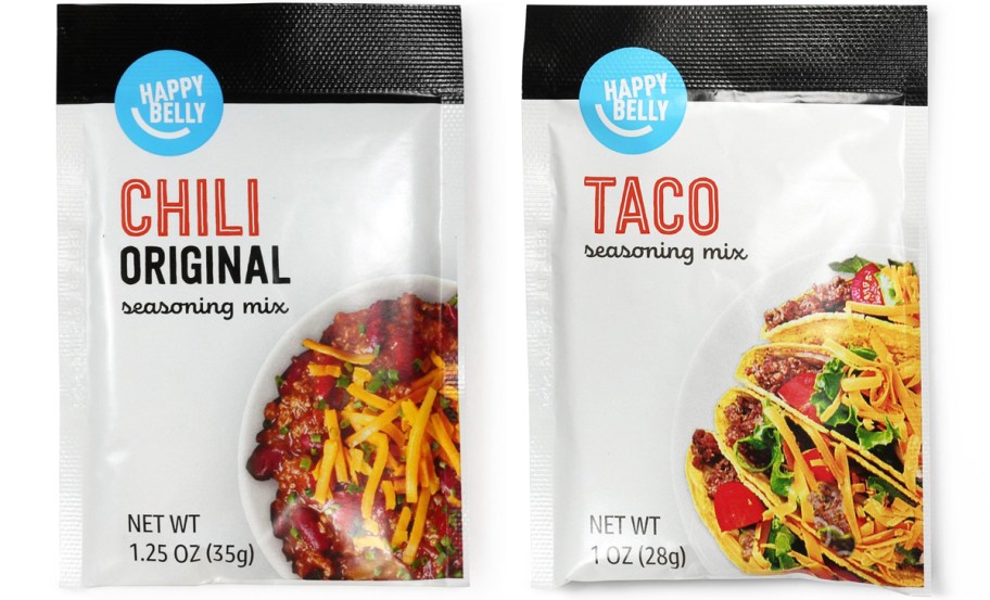 chili and taco seasoning packets