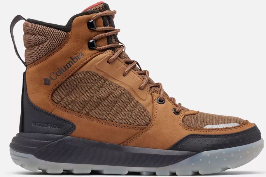 mens tan leather hiking boot
