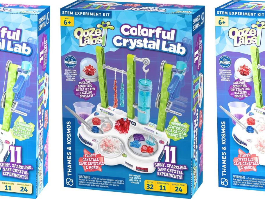 Ooze Labs Colorful Crystal Lab box stock image