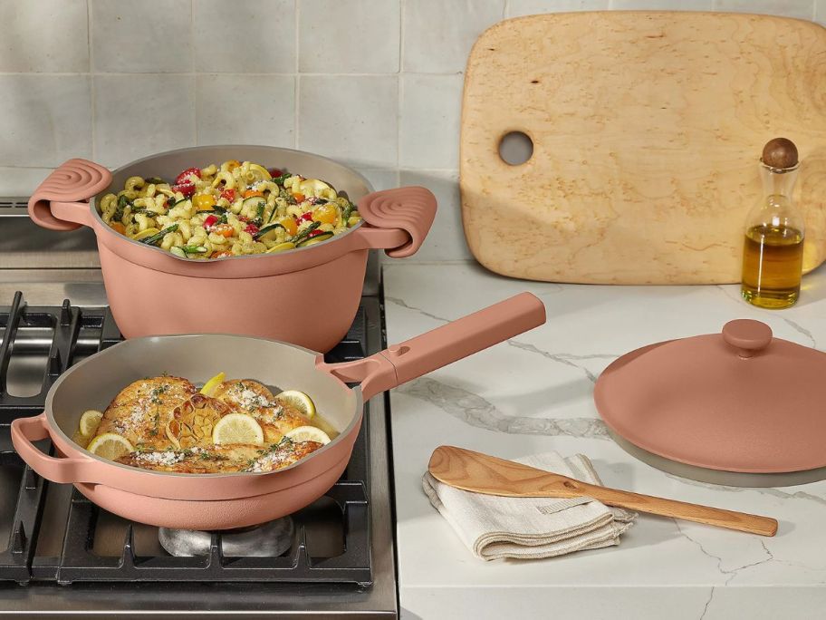 Our Place Home Cook Duo Always Pan & Perfect Pot 2.0 w/ Hot Grips