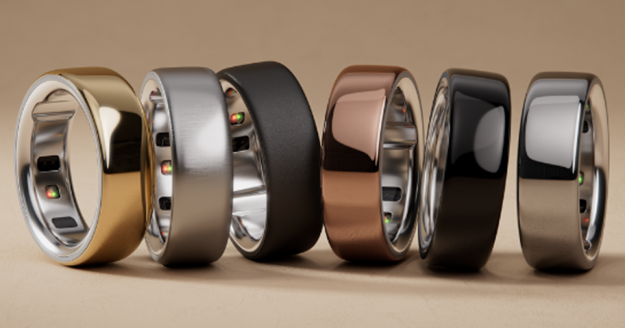 Oura Ring 4 in 6 color options