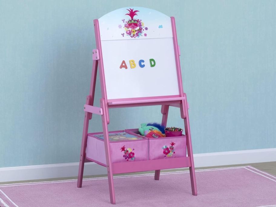 Trolls World Tour Activity Easel in play room
