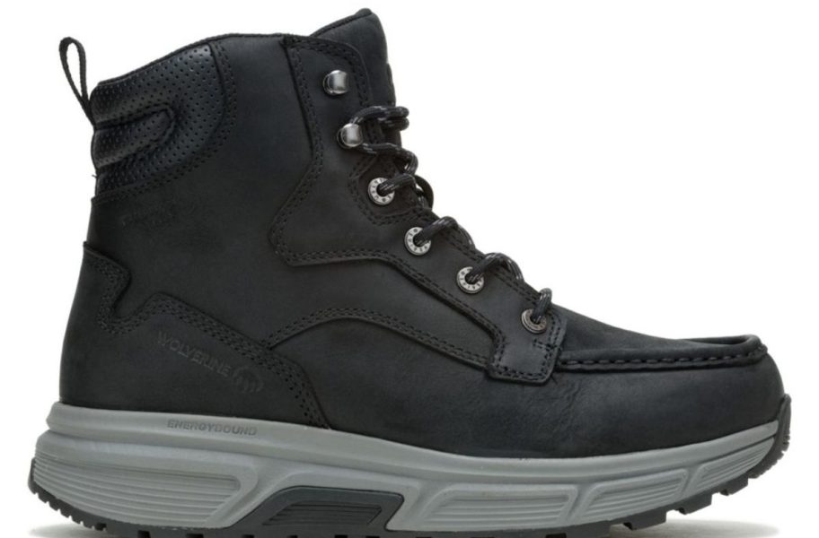 Wolverine Men's Ride Performance Wedge 6" Work Boots in Black stock image