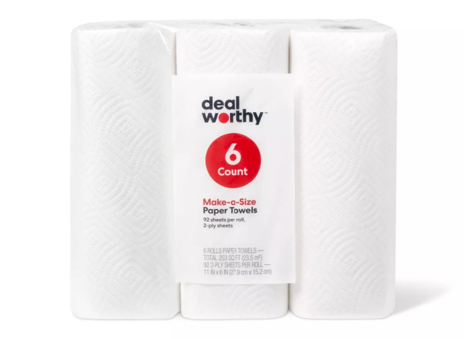 Dealworthy paper towels from target