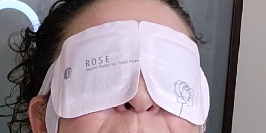 Self-Heating Steam Eye Masks 10-Pack Just $6 Shipped on Amazon (Reg. $13)