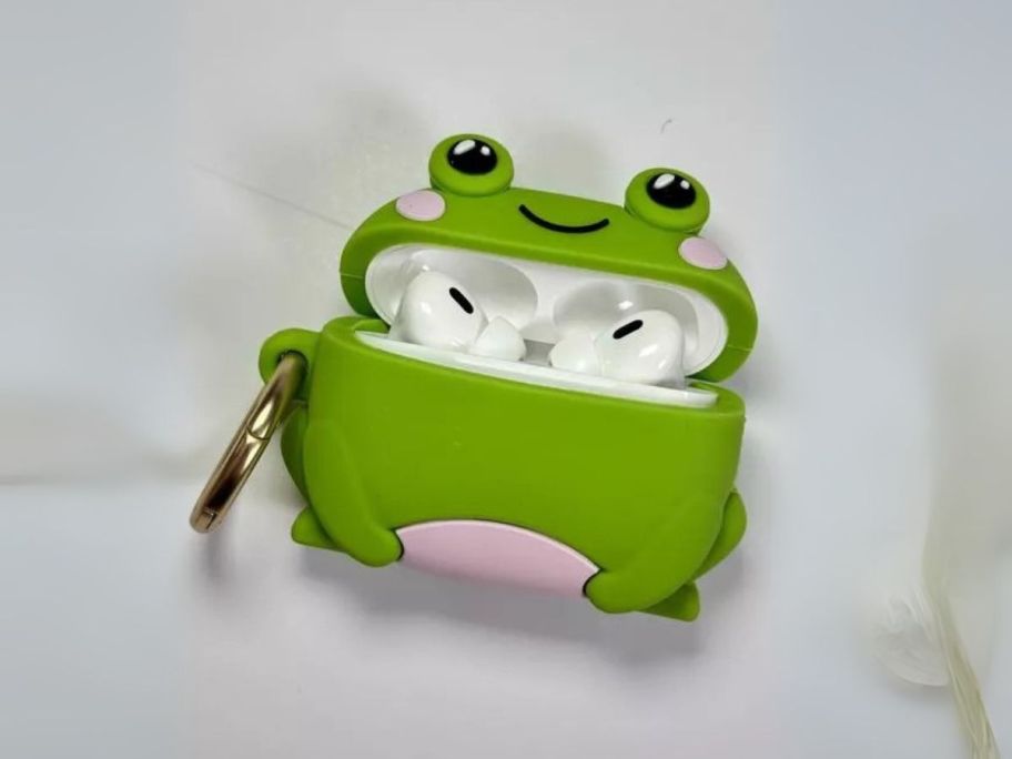 a frog shaped Heyday Apple AirPods Pro (1/2 Generation) Case
