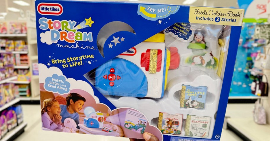 hand holding little tikes storydream toy 