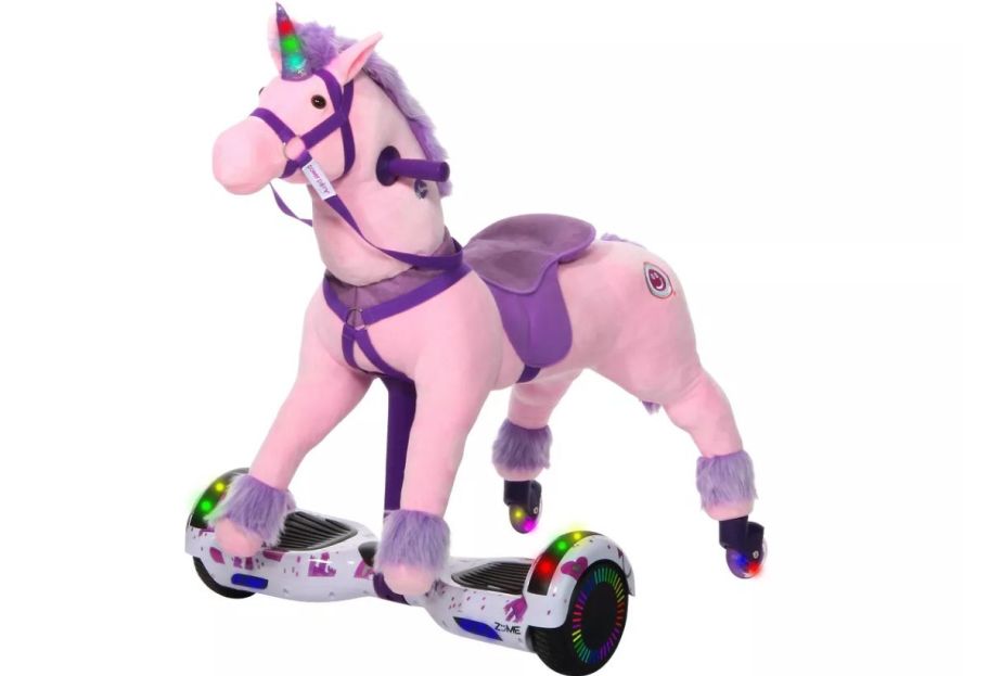 pink power pony ride on toy