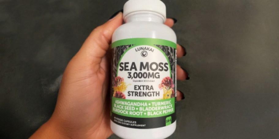 Lunakai Sea Moss 60-Count Capsules Only $12.50 Shipped on Amazon (Reg. $32)