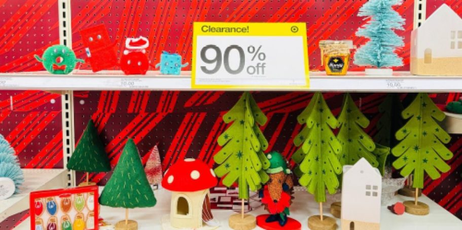 RUN! 90% Off Target Christmas Clearance Spotted In-Store (Scan for Hidden Deals!)