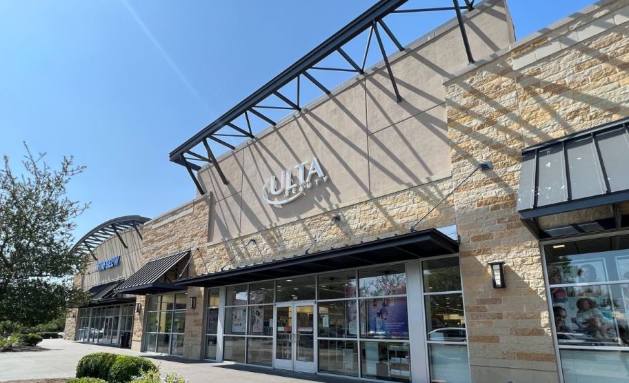 exterior shot of an ulta beauty store
