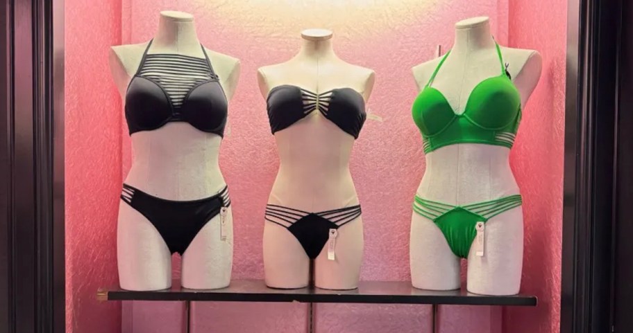 victorias secret swimwear on mannequin