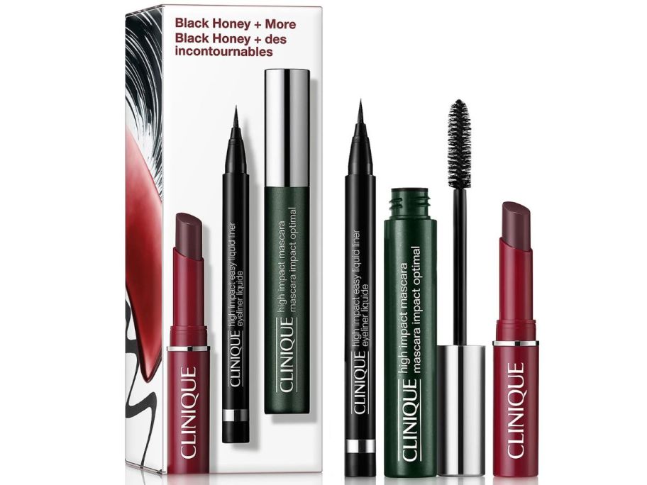 Clinique Black Honey + More Makeup Set stock image