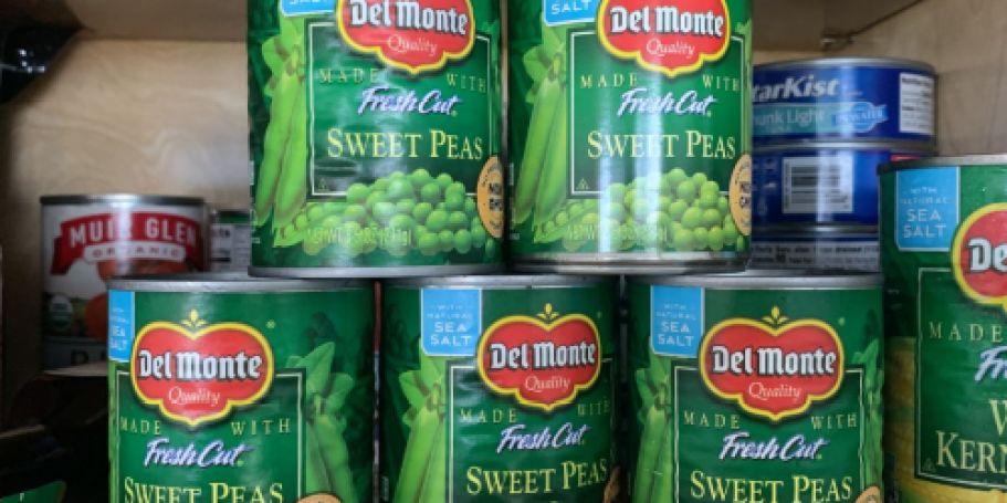 Del Monte Canned Sweet Peas 12-Count Only $7 Shipped on Amazon (Just 60¢ Each)