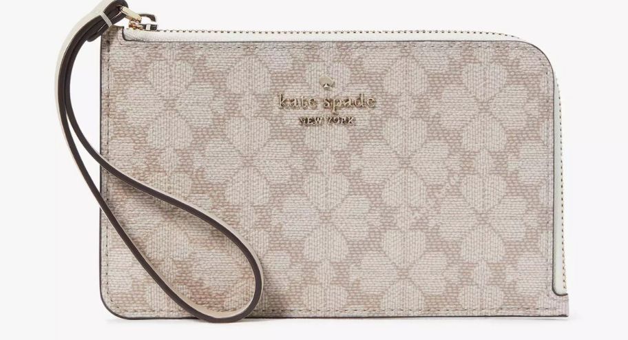 pattern kate spade wristlet 