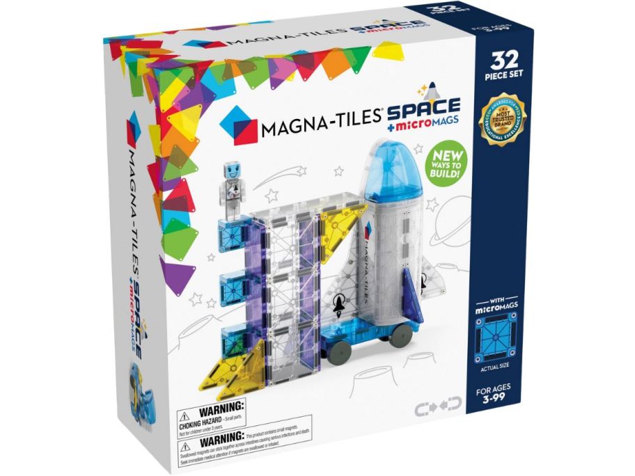 magna tiles space set stock image
