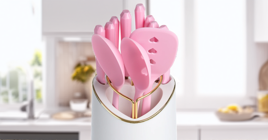 Paris Hilton 12-Piece Knife and Cutlery Set w Caddy