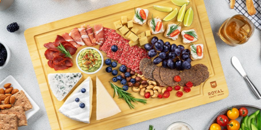 Extra-Large Bamboo Cutting Board Only $10.99 on Amazon (Reg. $22)