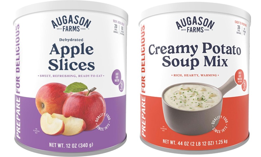 auguson farms apple slices and potato soup cans 