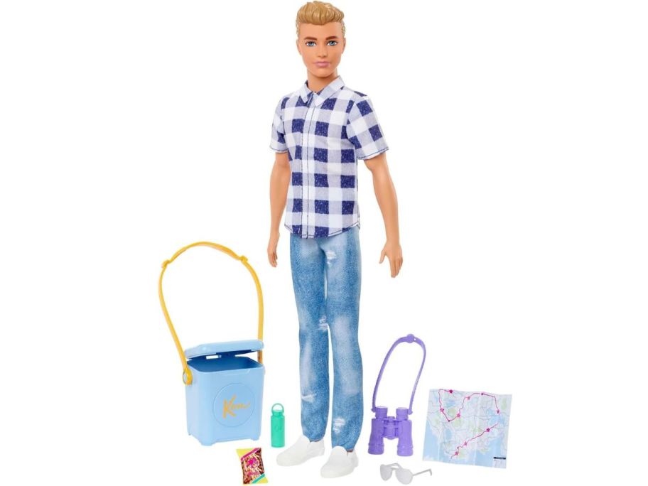 Barbie It Takes Two Camping Set w/ Cooler stock image