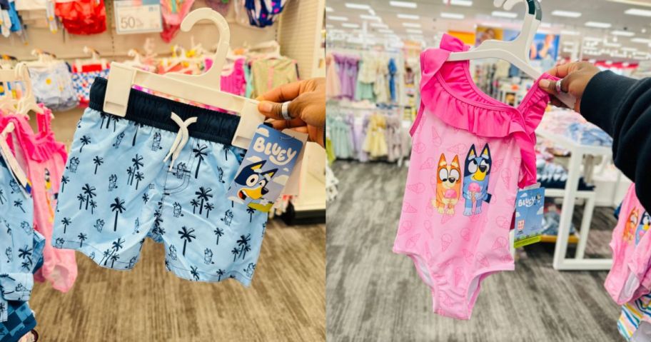 bluey swimwear in store