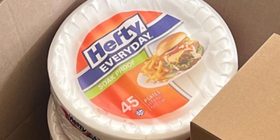 Hefty Foam Plates 45-Count Pack Only $2.54 Shipped on Amazon