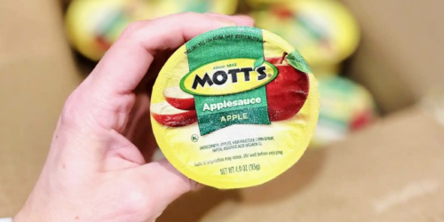 Mott’s Applesauce Cups 18-Count Only $4.80 Shipped on Amazon (Just 27¢ Each)
