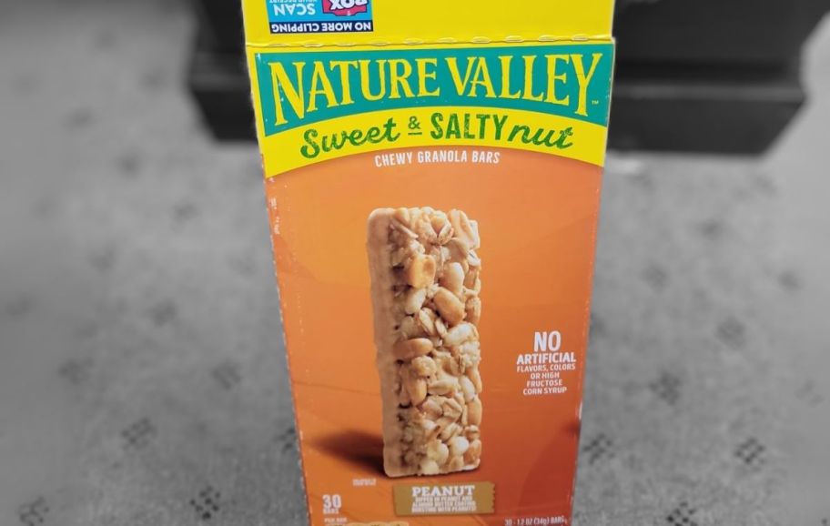 Nature Valley Sweet & Salty Peanut Granola Bar 30-Pack box