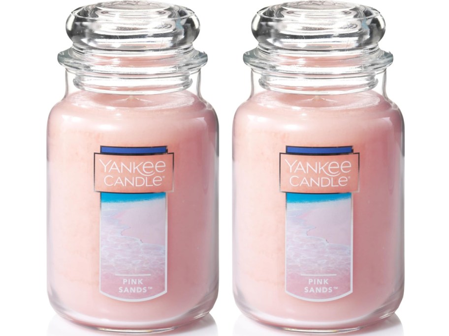 stock image Yankee Candle 22oz Large Jar Single Wick Candle - Pink Sands