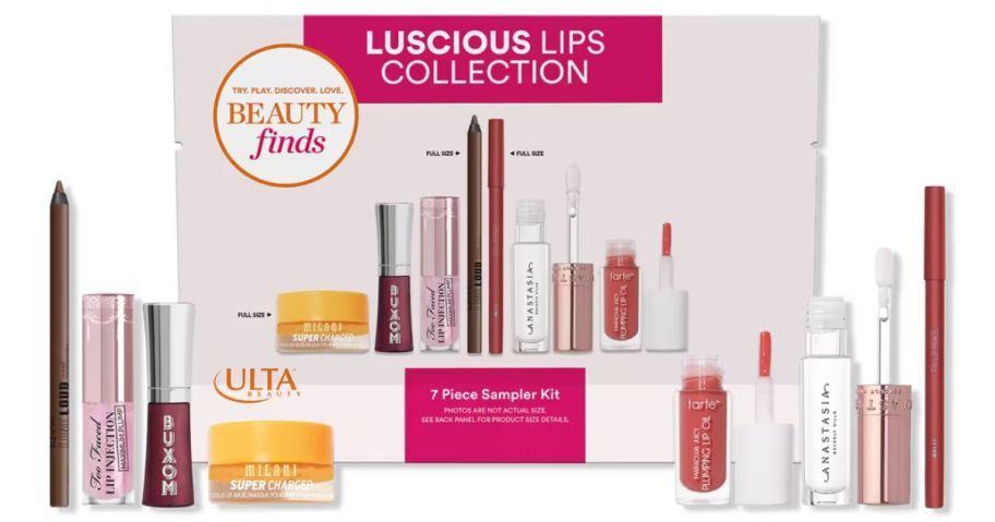 ULTA Luscious Lips Collection stock image