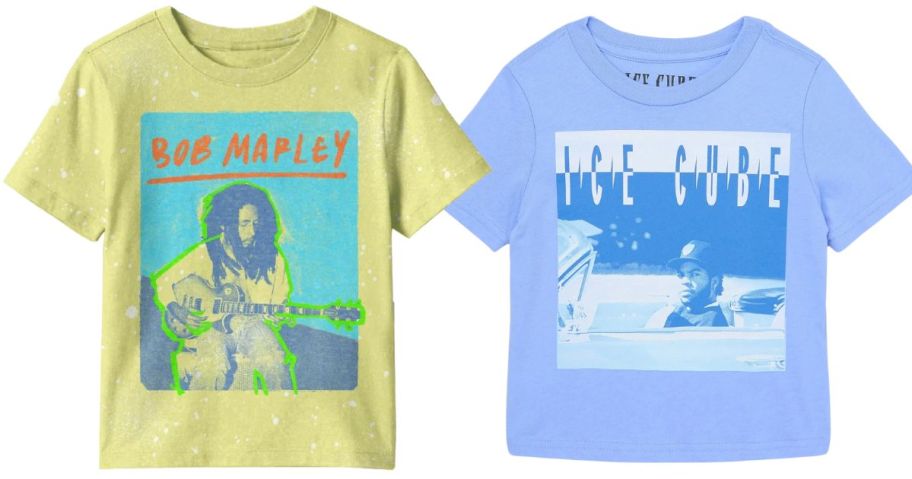 graphic band tee stock images