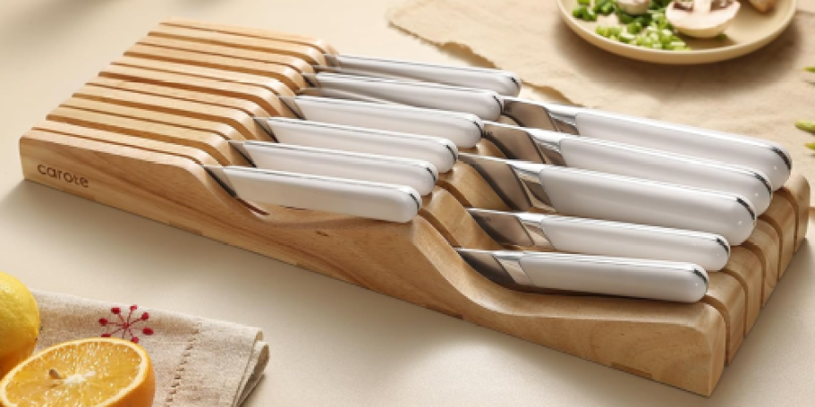 Carote 12-Piece Knife Set w/ Organizer Only $29.99 on Walmart.com (Reg. $100)