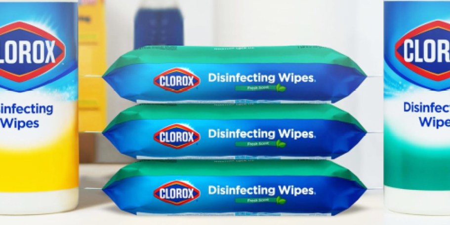 Clorox Disinfecting Wipes 3-Pack Just $9.48 Shipped on Amazon