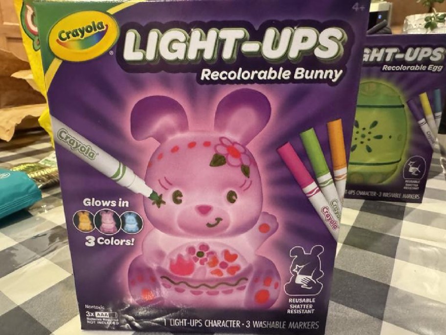 Crayola Easter Light-Ups in bunny and egg-3