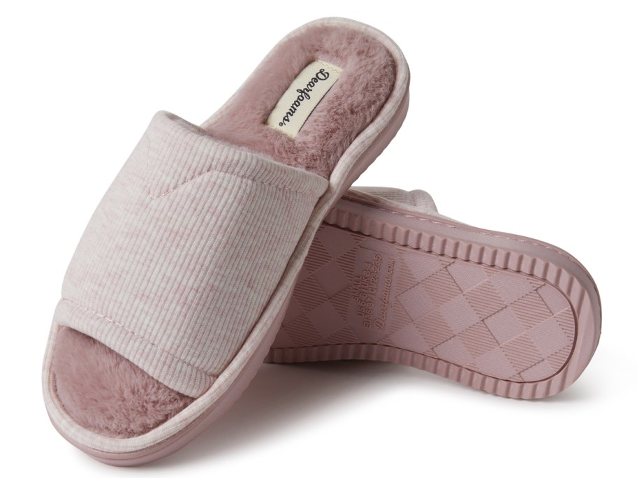 Dearfoam Demi Rib Knit Slide