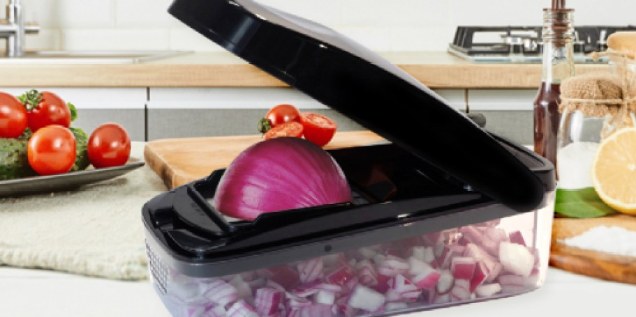 Vegetable Chopper w/ Interchangeable Blades Just $8.79 on Amazon (Reg. $19)