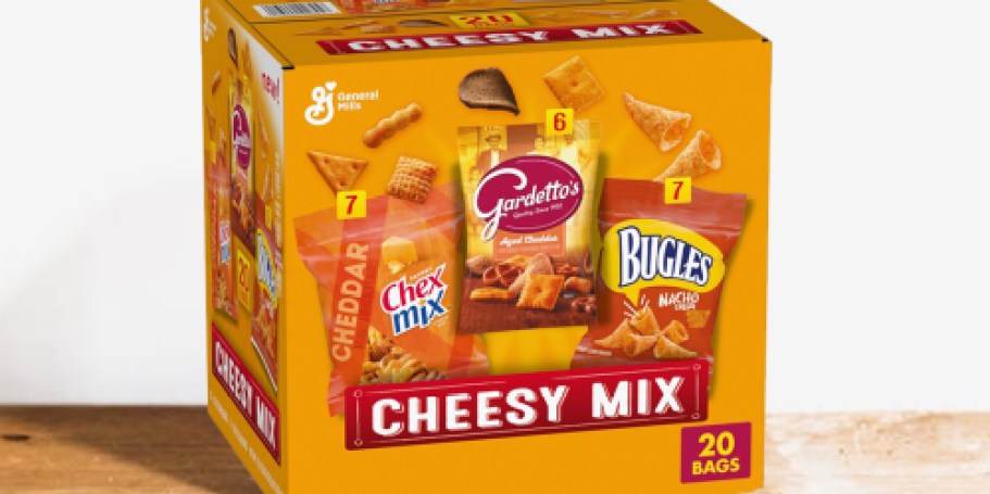 General Mills Cheesy Snacks 20-Count Variety Pack Just $8 Shipped on Amazon