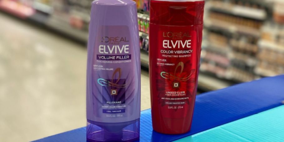 TWO L’Oreal Elvive Shampoo & Conditioner ONLY $2.98 at Walgreens (Reg. $12)