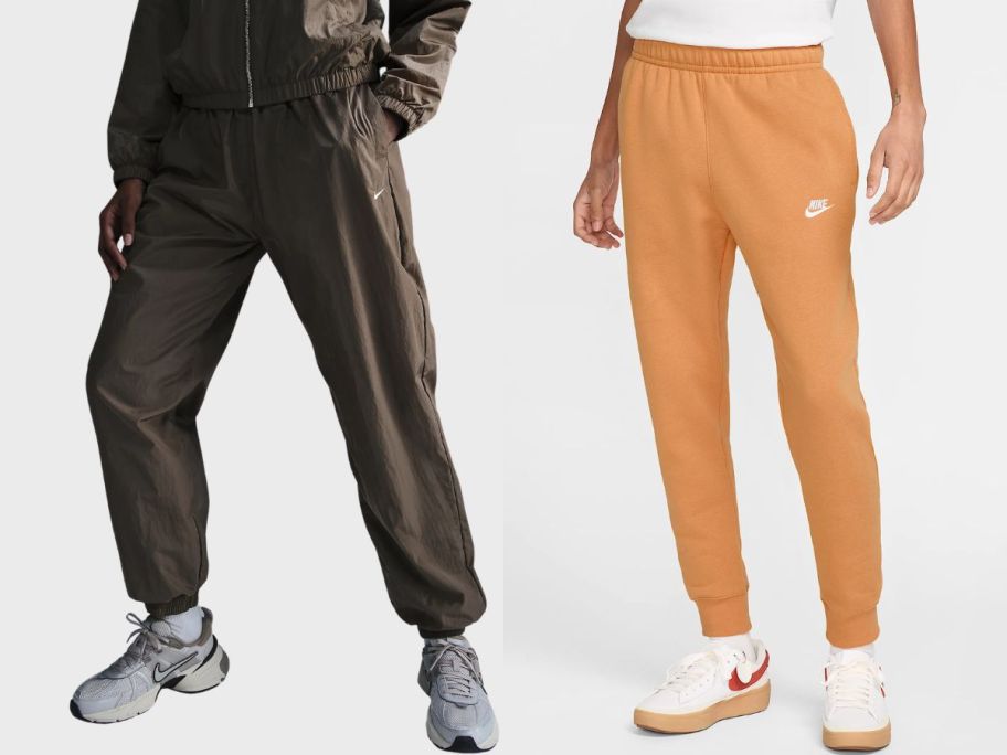 two female models wearing joggers