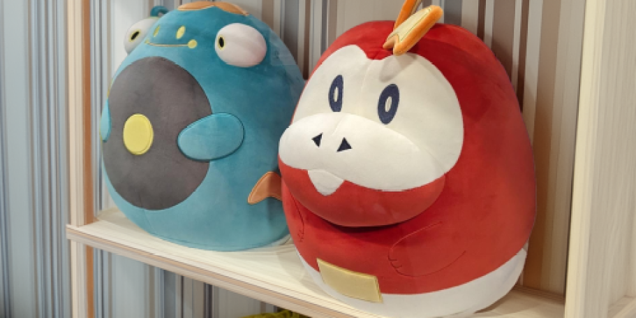 Up to 50% Off Squishmallows on BestBuy.com + Free Shipping | Pokémon, Disney, & More
