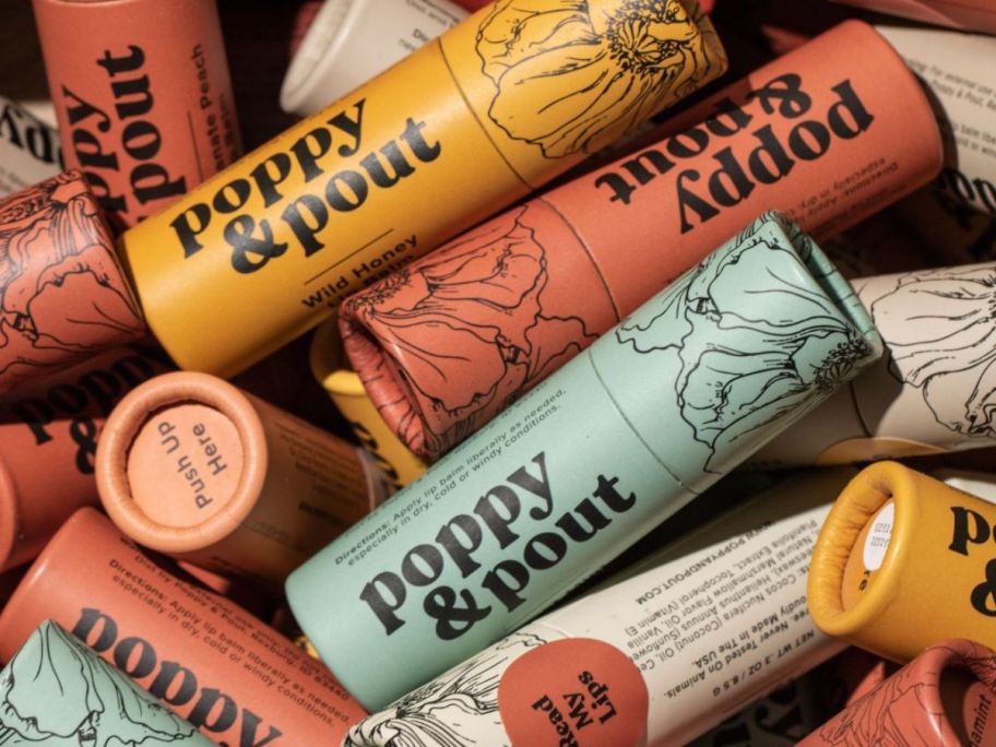 Poppy & Pout Lip Balms